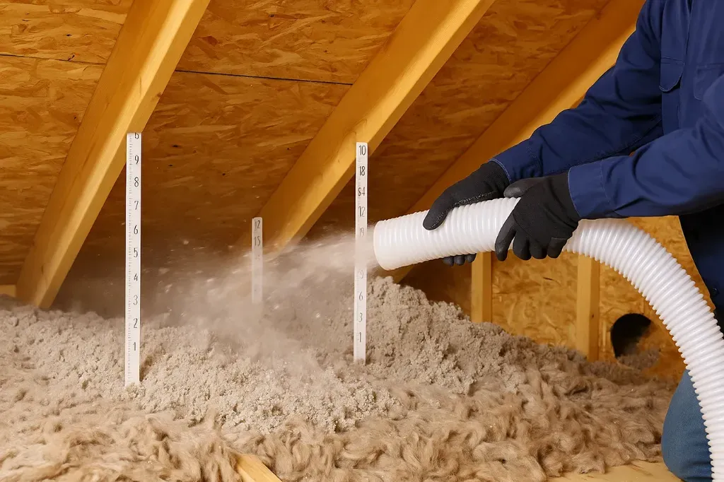 Ocieplenie domu szkieletowego metodą wdmuchiwaną